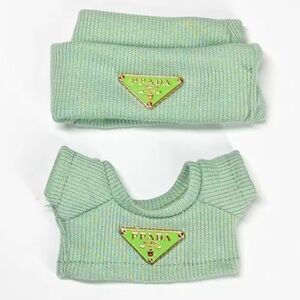 Labubu beanie and sweater outfit sage green v3 size